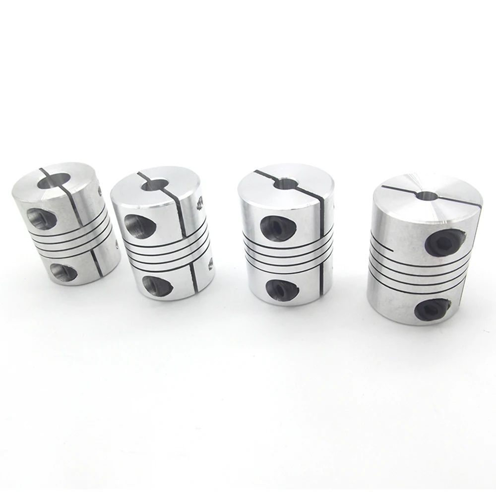

4PCS 5X5MM D25L30 5mm Aluminum Z Axis Flexible Coupling For Stepper Motor Coupler Shaft Couplings 3D Printer Parts Accessory