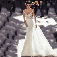 lorie lace wedding dress 2019 vestidos de novia off the shoulder princess bride dresses sexy backless wedding gowns
