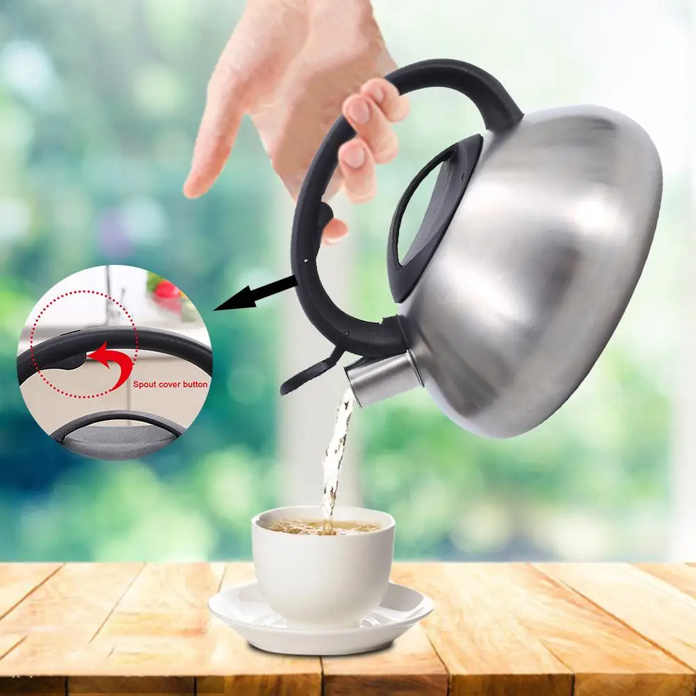 Чайник индукционный из нержавеющей стали 3 л с защитой от ржавчины | Дом и сад