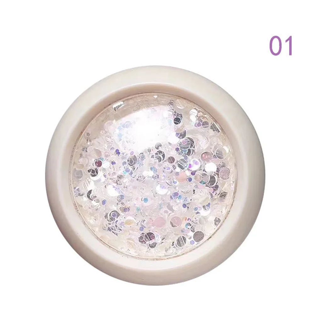 Макияж глаз блестки мода ногтей украшения художественный амулет мини ремесло