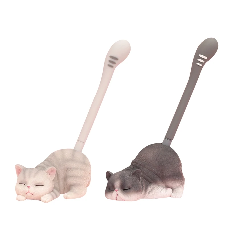 

Cute Pen Holder Creative Resin Pencil Organizer Desktop Ornaments Decoration 28GE