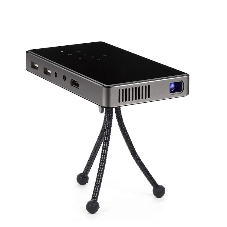

Factory hot model P8 overhead projectors HD LED mini portable projector support for multiple device connection