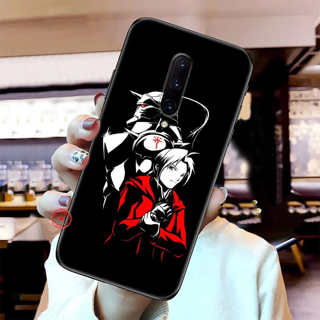 Аниме Стальной алхимик Мягкий силиконовый чехол для oneplus 5 5t 6 6t 7 Pro Чехол |