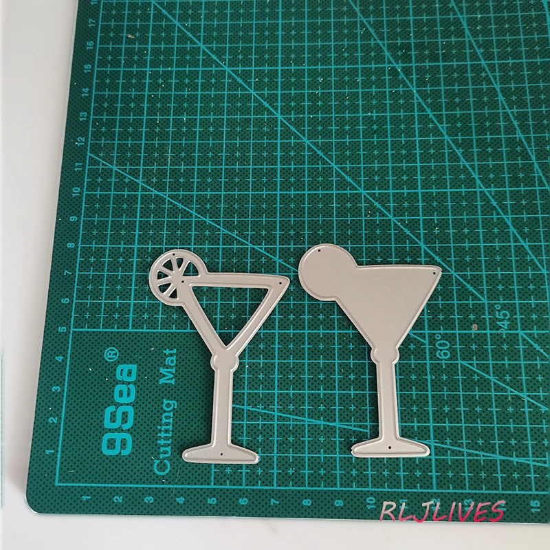 

Wine Glass Shaker Metal Cutting Dies Stencils for DIY Scrapbooking photo album Decorative Embossing DIY Paper Cards