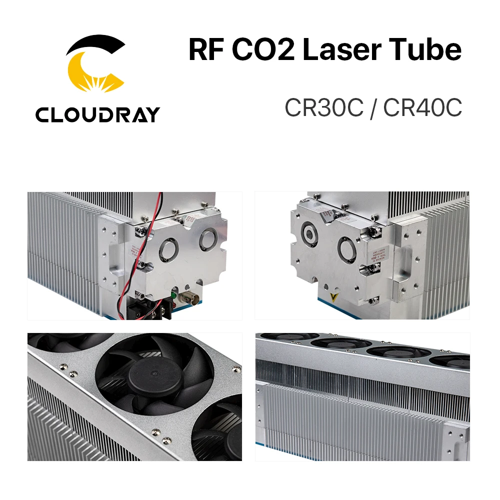 Cloudray 30 Вт 40 CRD CO2 лазерная трубка CR30C / CR40C RF для лазерной гравировки маркировочной
