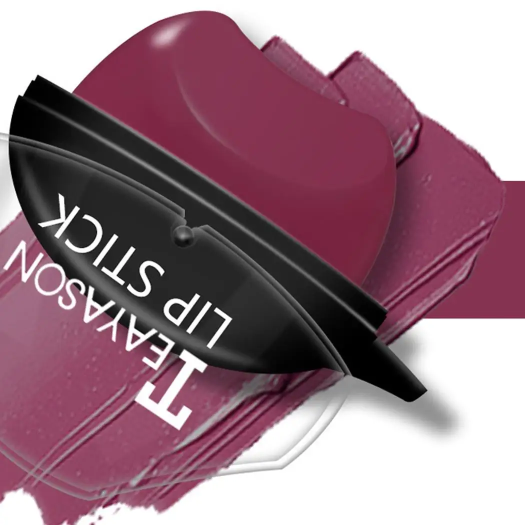 Портативная матовая Форма губ губная помада Водонепроницаемая длинная с