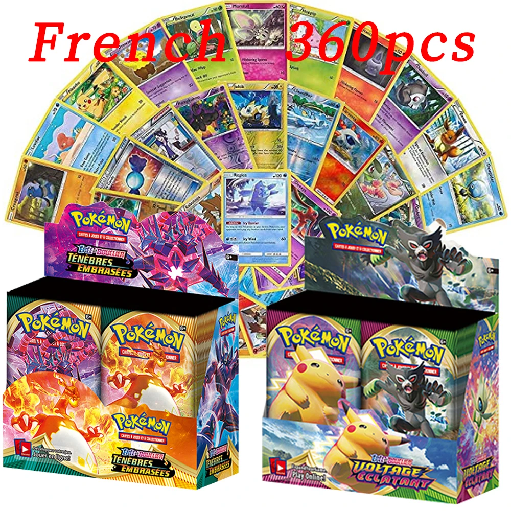 360 шт. коробка для карт Pokemon TCG: солнце и луна | Игрушки хобби