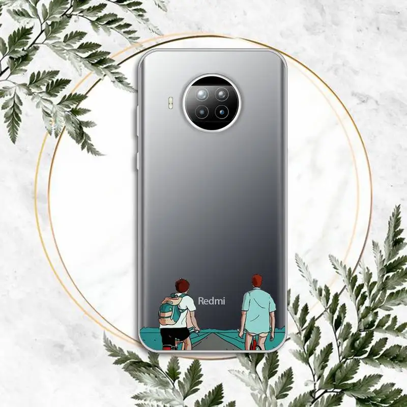 

Call Me by Your Name Luxury Phone Case Transparent for Xiaomi Redmi note 10 t 8 9 pro lite 11