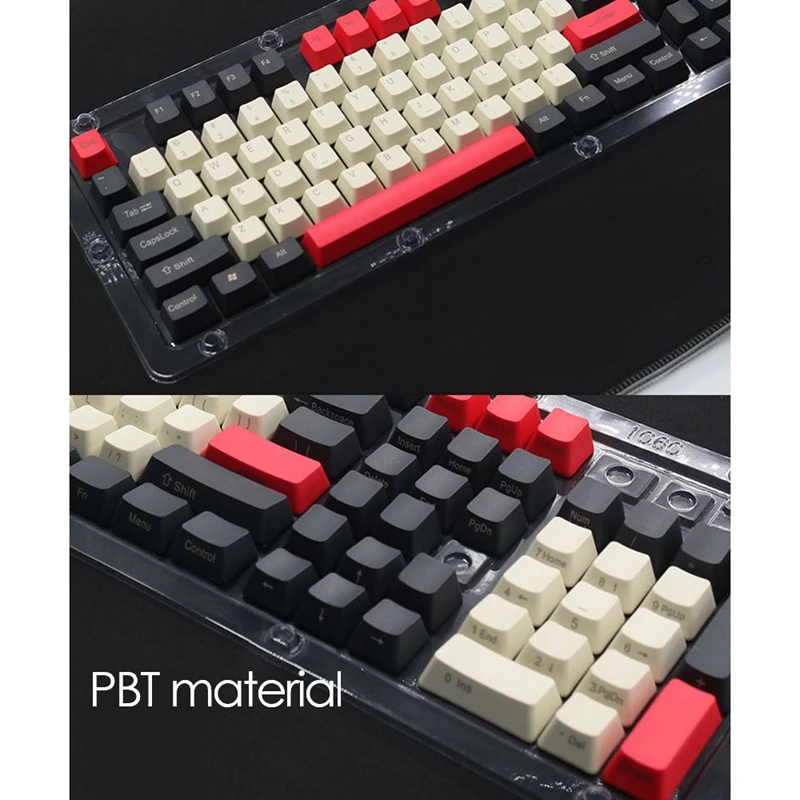 Piaget Red PBT Keycap матовая текстура устойчивая к маслам тонкая и непрозрачная основная