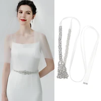 efily luxury rhinestone bridal belt pearl and crystal sash belt bride accessories wedding dress ribbon women bridesmaid gift