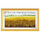 Набор для вышивки крестиком Joy Sunday DMC, Набор для вышивки, шаблоны для вышивки крестиком 14 карат, Печатный холст