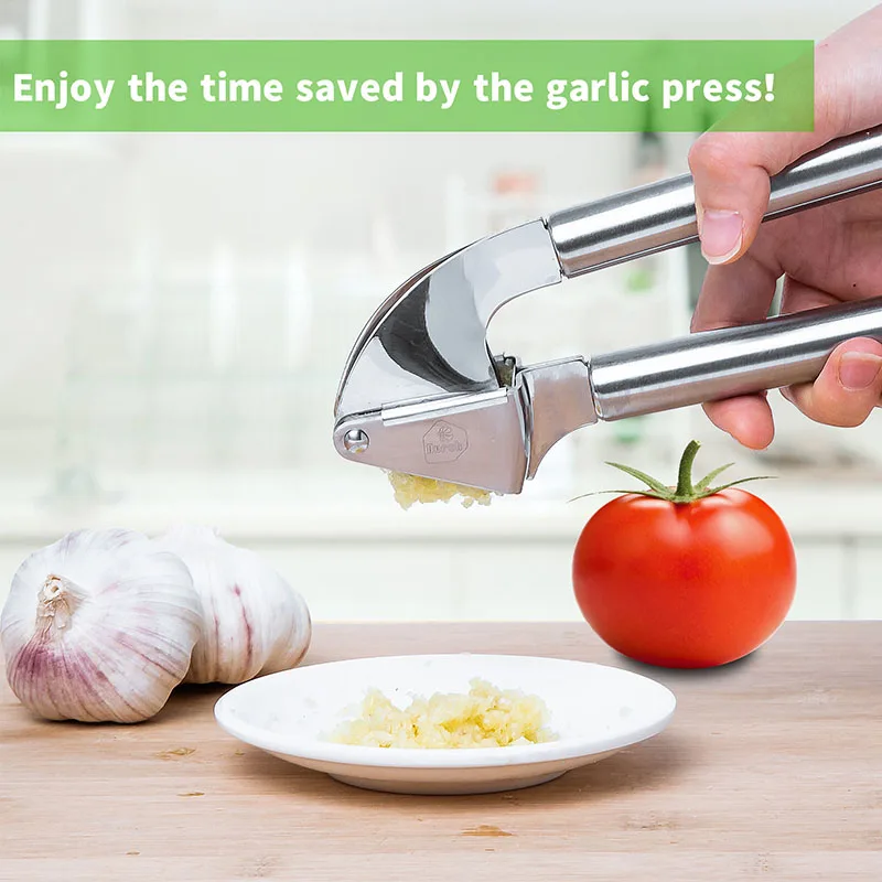 Высококачественная металлическая пресс для чеснока Мясорубка из нержавеющей