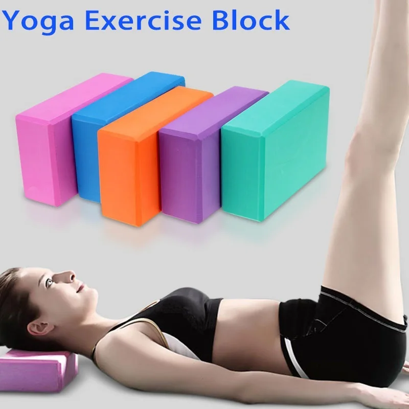 

1PCS Yoga Props Foam Brick Stretching Aid Gym Fitness Sport Hot Yoga Block Exercise