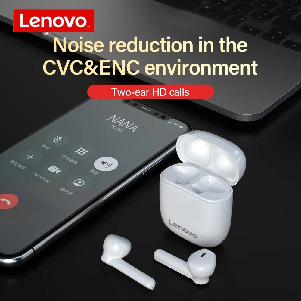 

Lenovo XT89 True Wireless Headphones Bluetooth 5.0 TWS Earbuds Touch Control Sport Headset IPX5 Sweatproof In-ear Earphones