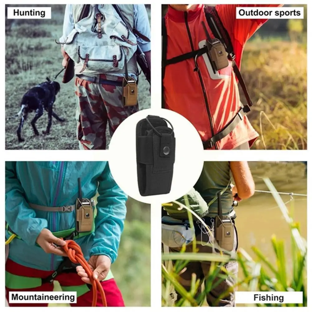 

Портативная рация 600d V3l8, тактическая сумка-держатель для телефона, для кемпинга