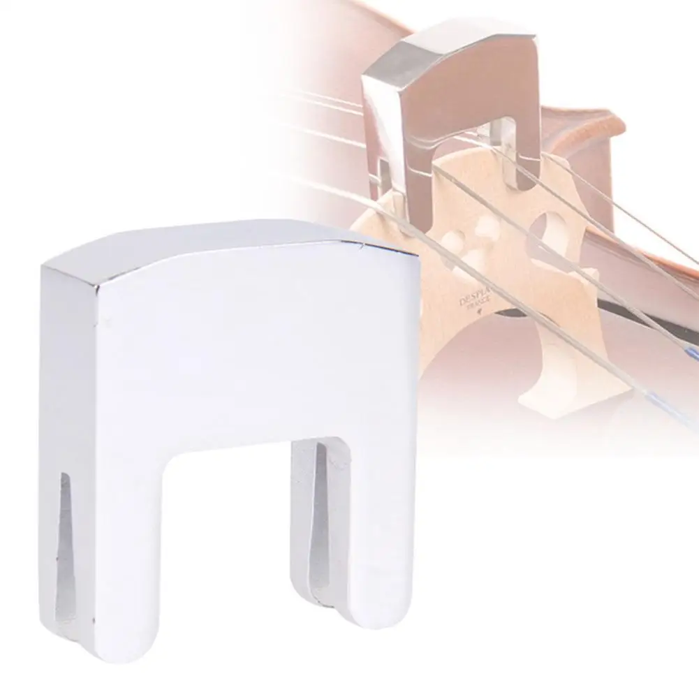 Бесшумный металлический Виолончель глушитель Регулируемый целлофановый