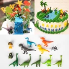Украшение для торта в виде динозавра, джунглей, сафари, декор для торта на день рождения, детская игрушка, подарки, динозавр, на день рождения, для мальчиков