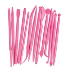 Вырезанная группа для торта 14 шт. розовая помадка для торта скульптура из сахара с цветами формовочная форма для Инструменты для выпечки сделай сам