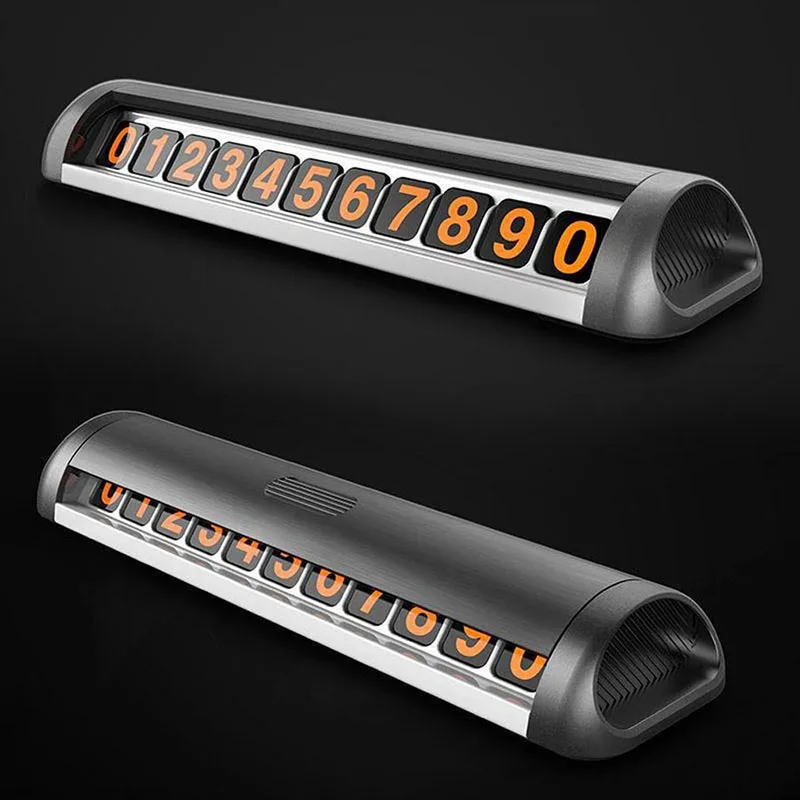 Автомобильный временный стоп сигнал автомобильная парковочная карта с номером