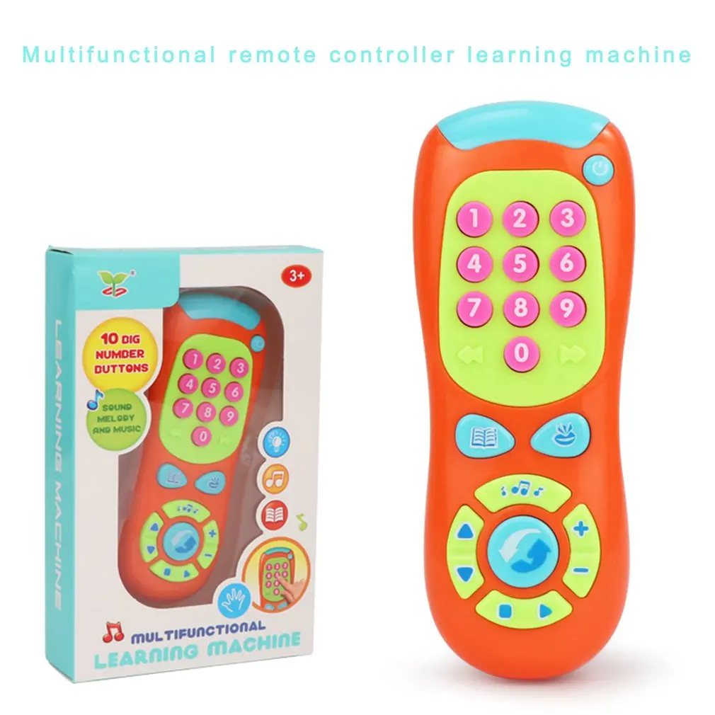

Infant Fun Remote Control Mobile Phone Infant Music Toy 0123 Year Old Boy And Girl Early Education Puzzle Telephone