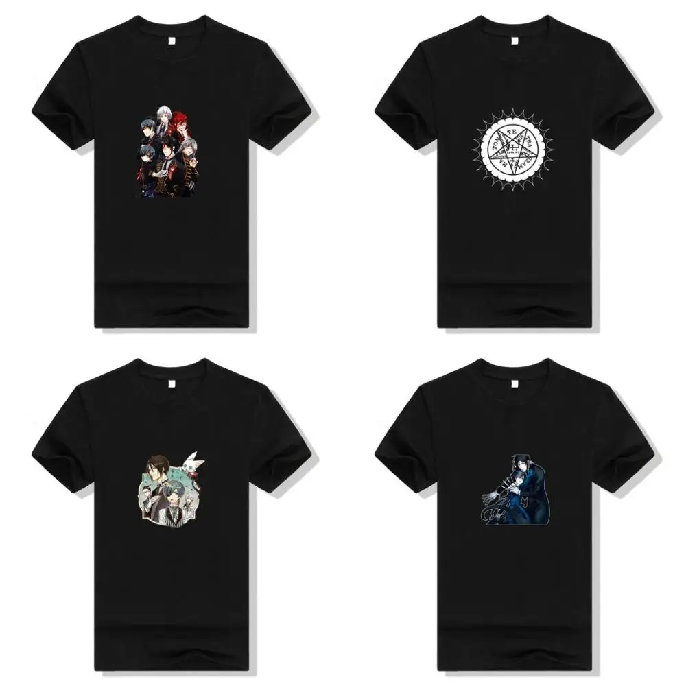 Футболка женская хлопковая с коротким рукавом повседневный топ принтом Аниме