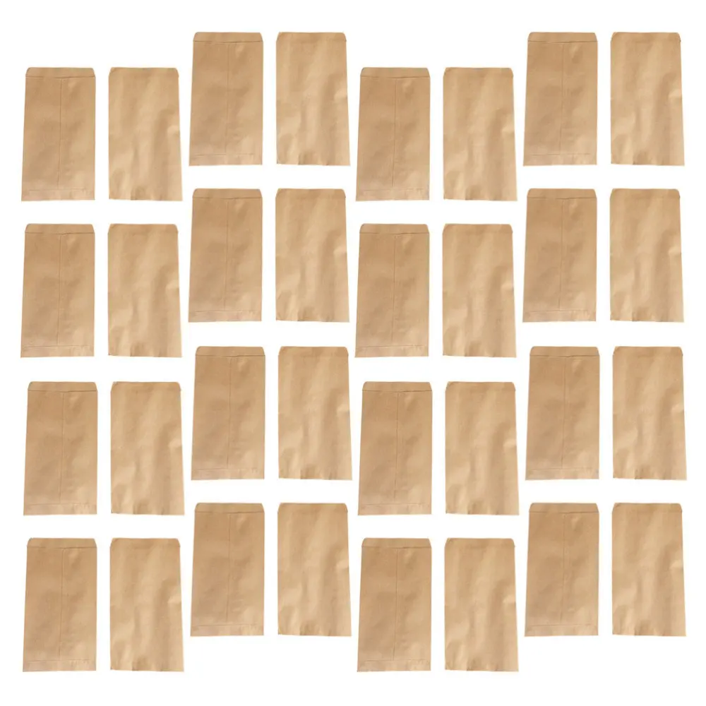 100 шт. мешки для хранения из крафт бумаги|Подарочные сумки и упаковка| |