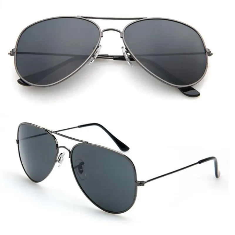 Солнцезащитные очки в металлической оправе UV400 для мужчин и женщин|Мужские