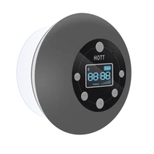 Bathroom waterproof bluetooth speaker mini subwoofer portable speaker with clock FM radio hands-free call caixa de som bluetooth