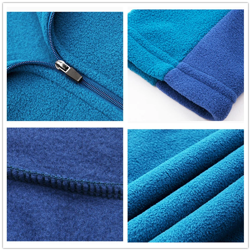 

JACKSANQI Men Women's Winter Fleece Hiking Thermal Jackets Outdoor Sport Climbing Trekking Camping Pullover Male Warm Coat RA354