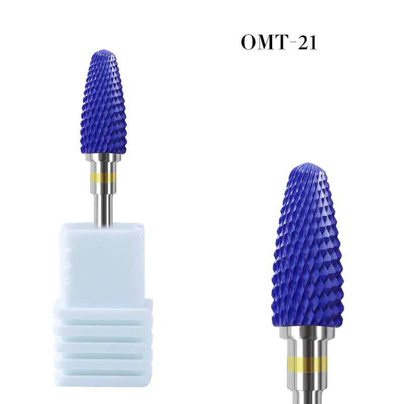 

1 pcs Ceramic Diamond Milling Cutter Nail Drill Rotary Bit For Manicure Burr Cuticle Clean Electric Cutter Drill Bit Accessories