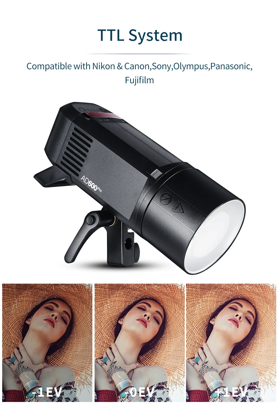 Godox AD600 Pro WITSTRO все в одном Внешняя вспышка AD600Pro литий-ионная батарея TTL HSS со