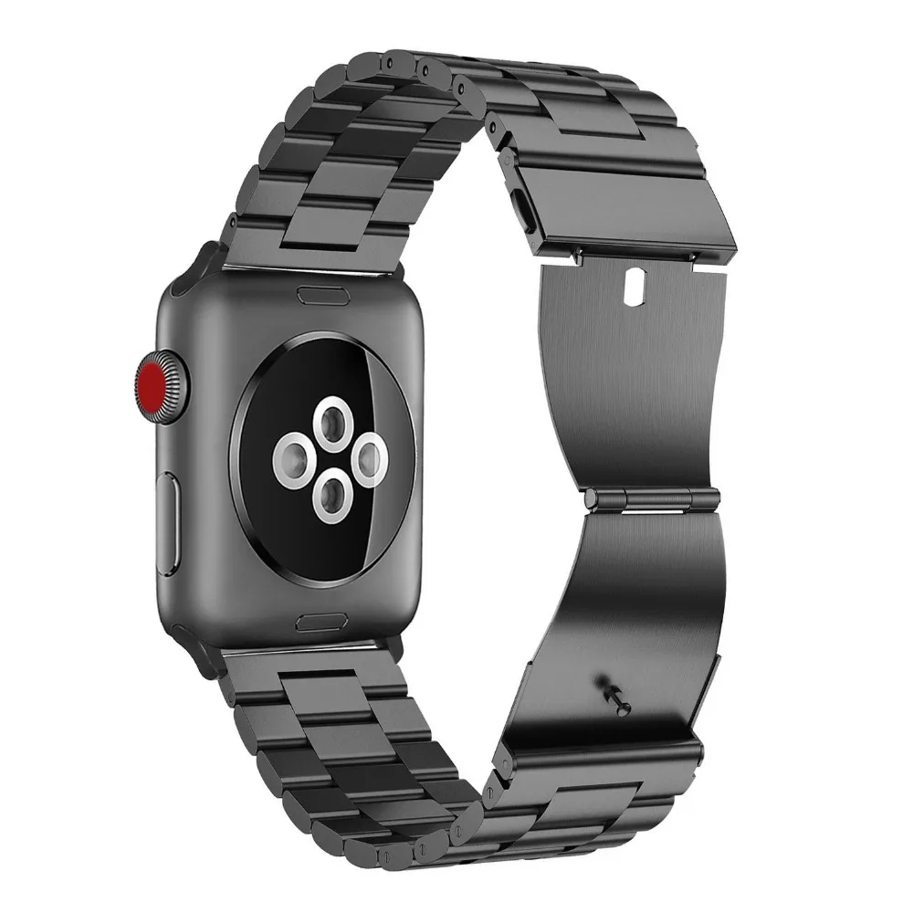 Ремешок для Apple Watch 44 мм 42 мм нержавеющая сталь премиум класса браслет на запястье для Apple Watch Band Series 4 3 2 1 Sport 38 мм 40 мм