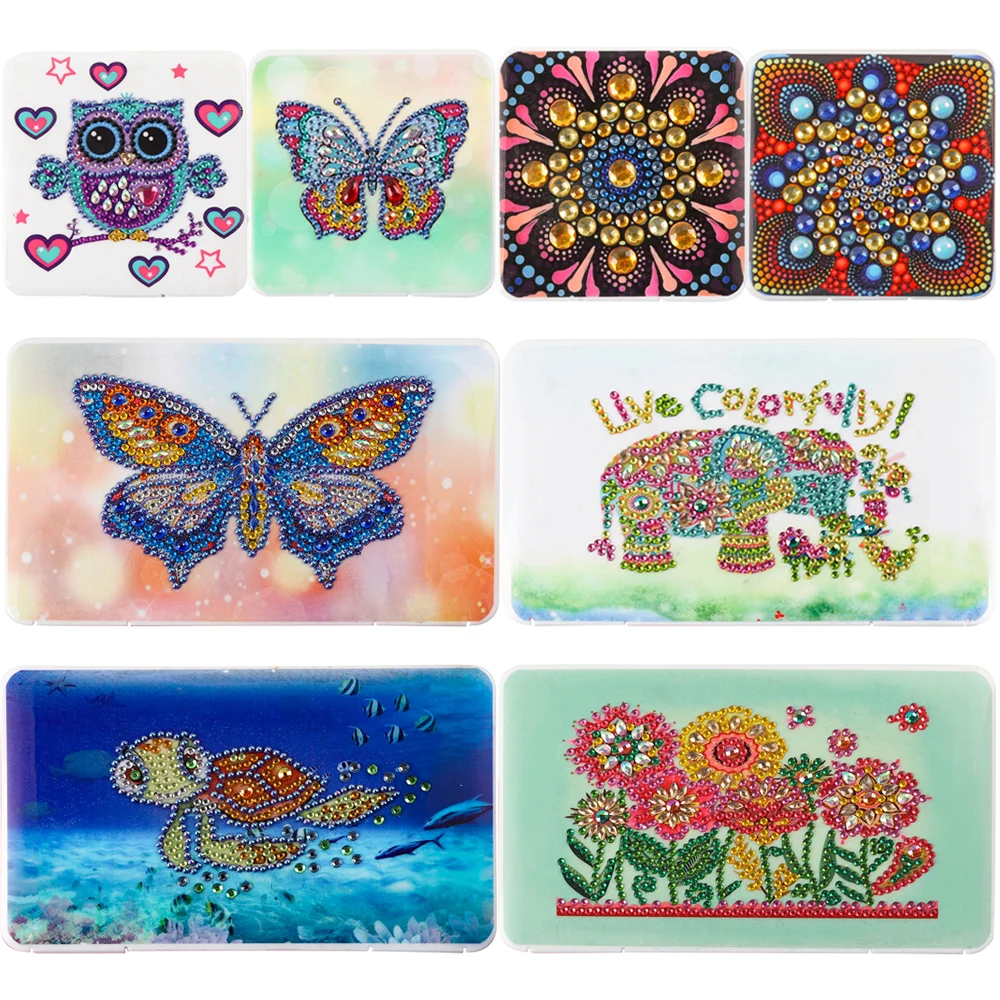 Коробка для хранения алмазных масок 5D сделай сам специальной формы стразы