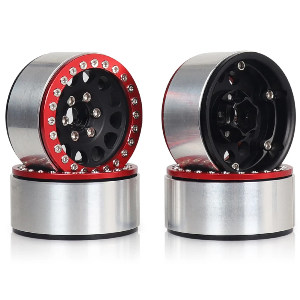 

4pcs RC Toys 1.9Inch Balance Parts Replacement Aluminum Alloy 1/10 Professional Easy Install Wheel Rim For SCX10 90046 TRX4 D90