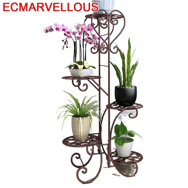 

Sera Terrasse Decorative Metal Shelf Scaffali In Metallo A Ripiani Decor Iron Decoration Stand Balcony Balcon Balkon Plant Rack