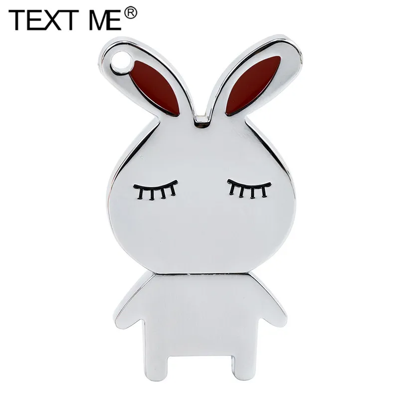 USB флеш-накопитель TEXT ME cute rabbit metal model usb2.0 4 ГБ 8 16 32 64 | Компьютеры и офис
