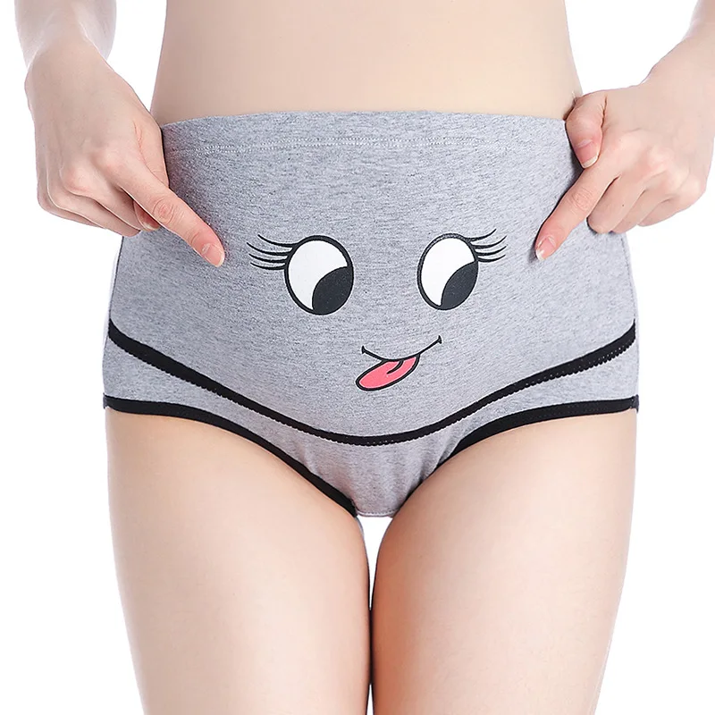 Maternity Underwear Pregnancy Clothes Plus Size Lingere Breathable Cotton Adjustable High Waist Belly Support Pregnant Panties