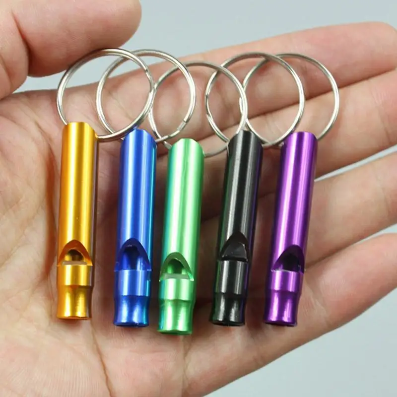 

1pcs Mini Sport Whistles Whistle Of Survival Multi Cheerleading Alloy Souvenir Camping Emergency Keychain Siren Hiking Alum Q5w6