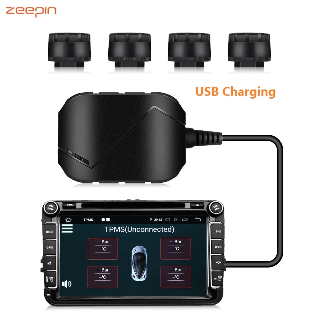 ZEEPIN AN 09 USB TPMS Android система реальный прибор для определения времени контроля