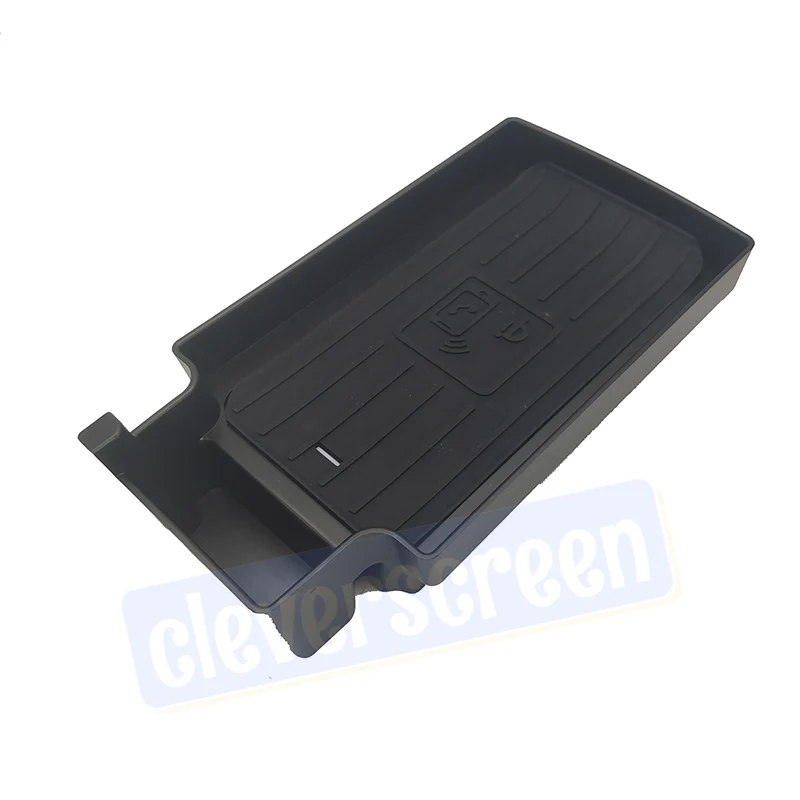 wireless charger for audi q3 2014 2018 cordless charging board armrest box phone holder for iphone charge case free global shipping