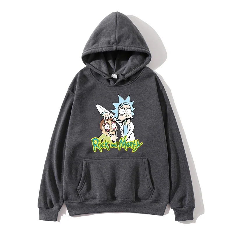 Аниме Толстовка Рик и Моти Мужская толстовка новинка 2020 хит свободный стиль для