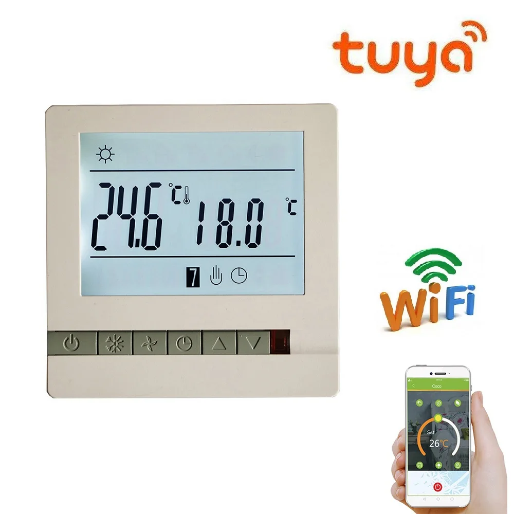95 ~ 240 В Smart Wi-Fi терморегулятор для воды/Электрический напольного отопления