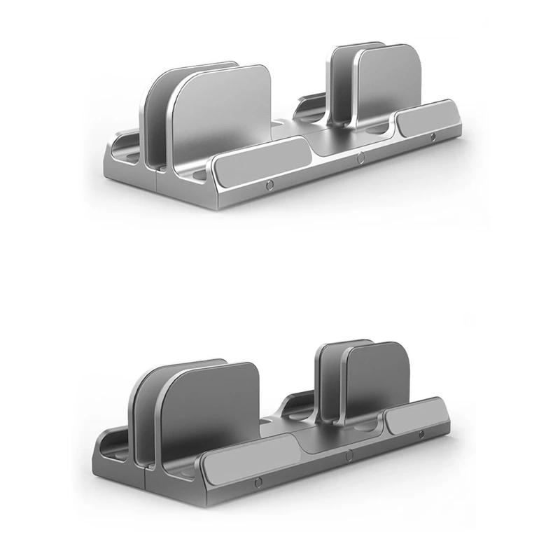 

Multifunctional Notebook Riser Stand Bracket Tablets Holder Storage Adjustable Dock with Two Organize Slots Universal