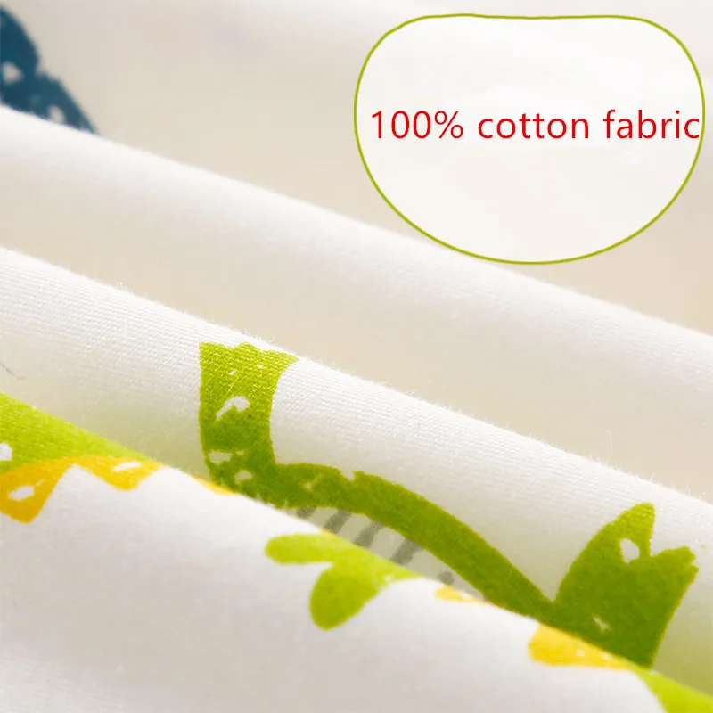 Детская кроватка оснащена лист 100% хлопок кровать для новорожденных Лен Набор