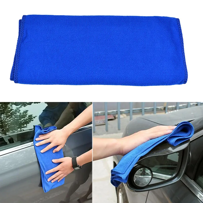 

Soft Wash Wipe Blue Towel Cloth Super Car Microfiber Cleaning Household