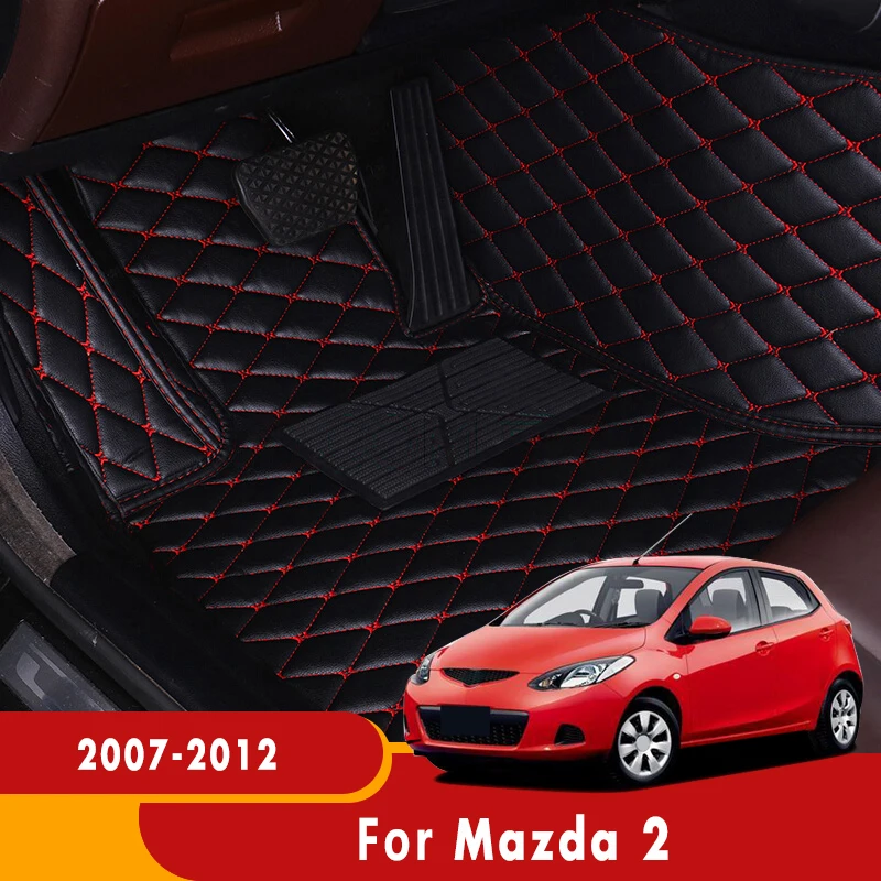 Автомобильные коврики для Mazda 2 2012 2011 2010 2009 2008 2007 автомобильные аксессуары детали