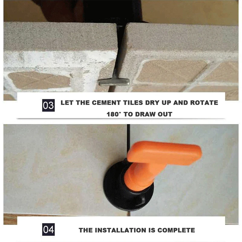 50 шт./упак. многоразовых герметичная система выравнивания плитки уравнитель