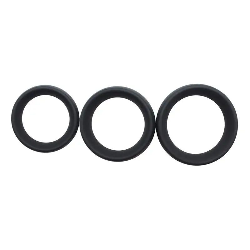 Высококачественное Силиконовое кольцо на пенис Молли 3 кольца набор колец для
