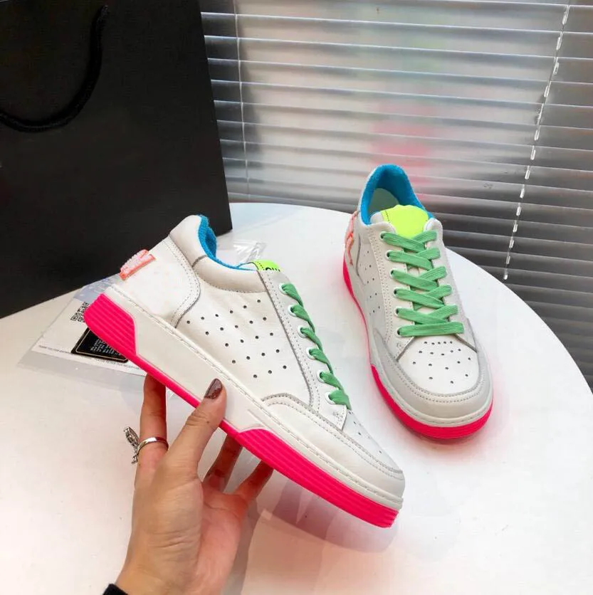 

Breathable genuine leather sports female 42 with logo Genuine Leather Shoes Brands Designer women's sneaker luxury shoes