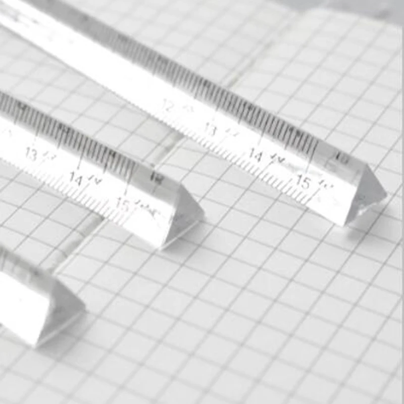 15 см прозрачная прямая Линейка Канцелярские Принадлежности простые треугольные